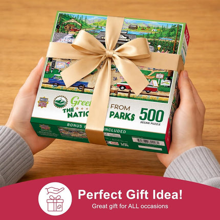 Baby Fanatics 82226 : Salutations de - Le puzzle Les parcs nationaux 550 pièces