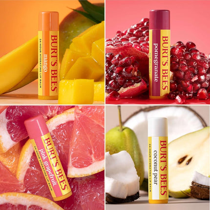Burt's bees 2578 100% natural lips balm, 4 pieces