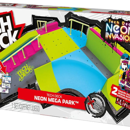 Tech Deck Neon Mega Park X-Connect Creator Skatepark Ramp Set