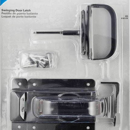 National Hardware N101-576 3/4" Swing Door Bolt Black