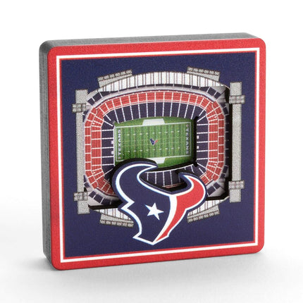 YouTheFan NFL Houston Texans - NRG Stadium 3D StadiumView Magnet3D StadiumView Magnet, Team Colors, Small (8493366)