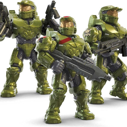 Mega Bloks Halo Universe Warthog de Secours de l'Équipe Rouge 324 pièces Ensemble de Jeu 3 Petites Figurines