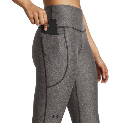 Under Armour Ua Womens Tech Hirise Legging Charcoal Light Heather / / Black Sm