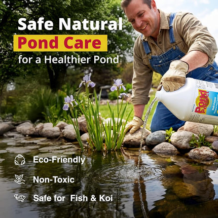 PondPerfect 30010 Multi Purpose Biological Pond Treatment 32-Ounce