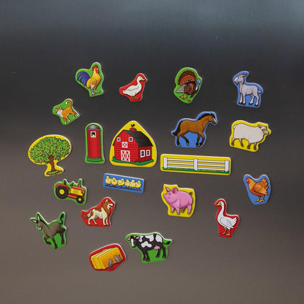 Melissa & Doug 20 Wooden Farm Magnets in a Box