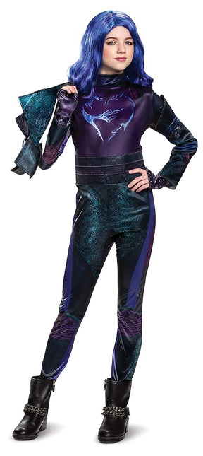 Disney Descendants 3 Mal Deluxe size L 10/12 Girls Licensed Costume Disguise