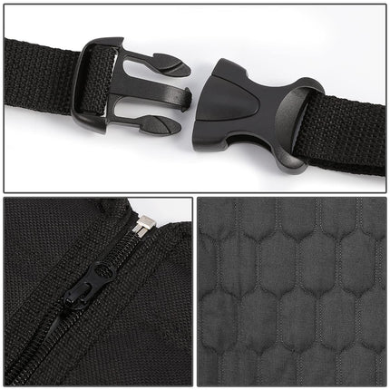 Housse de siège arrière DNA Motoring PETM-001 pour chien 100 % étanche, résistante aux rayures, hamac antidérapant, très durable, style banquette, protection de siège pour animaux de compagnie, compatible avec les voitures, les camions et les SUV.