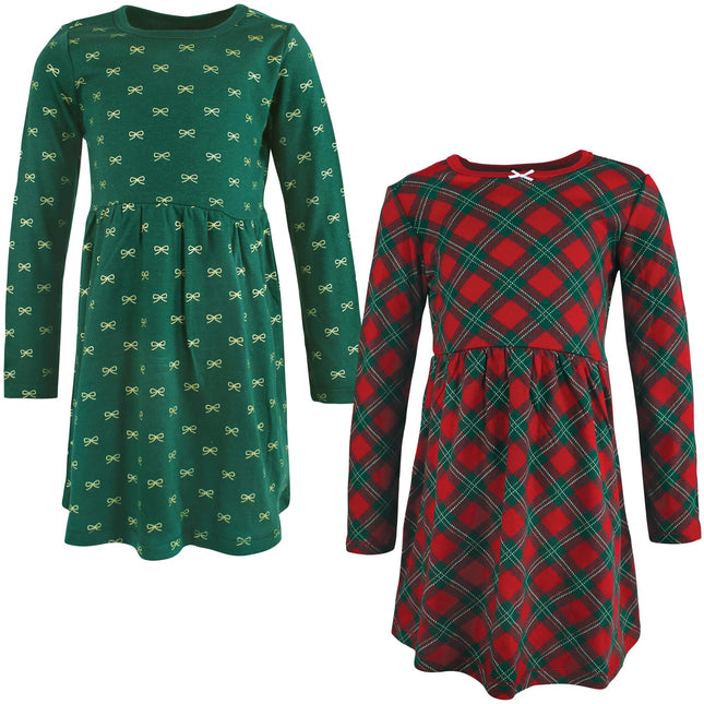 Hudson Baby Baby Girls' Cotton Dresses, Christmas 