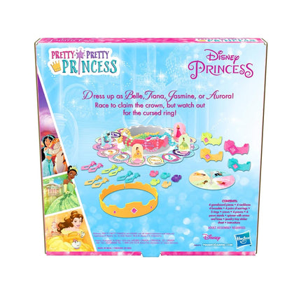 Hasbro Gaming Pretty Pretty Princess: Edition Board Game Featuring Disney Princesses, Jewelry Dress-Up Game for Kids Ages 5 and Up, for 2-4 Players (Amazon Exclusive)