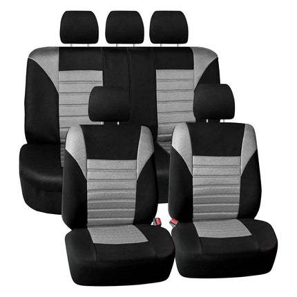 FH GROUP Full Set 3D Air Mesh Car Seat Covers - Un