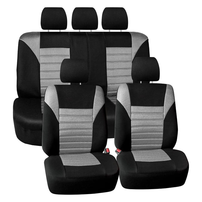 FH GROUP Full Set 3D Air Mesh Car Seat Covers - Un