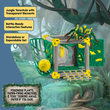 Schleich Eldrador 42678 Collectible BattleCave Jungle Tarantula 28 Pieces for Ages 7+