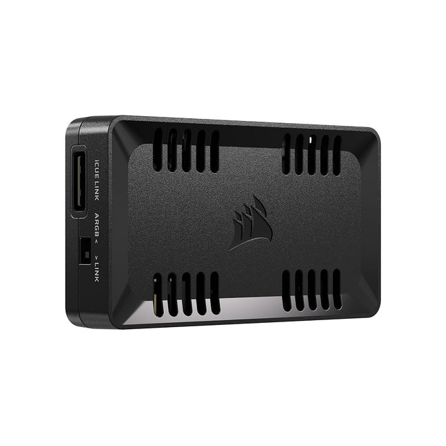 CORSAIR COMMANDER DUO iCUE LINK RGB Lighting and PWM ARGB Fan Controller – Control 12 Daisy-Chained PWM Fans, Two Flexible Temperature Sensors Included – Black