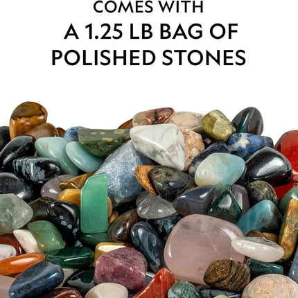National Geographic Kids Rock Collection – 1.25 Lb Assorted Rocks, Minerals & Gemstones Plus 50 Cool Rocks and Minerals to Share, STEM Earth Science Kit for The Classroom, Easter Basket Stuffers