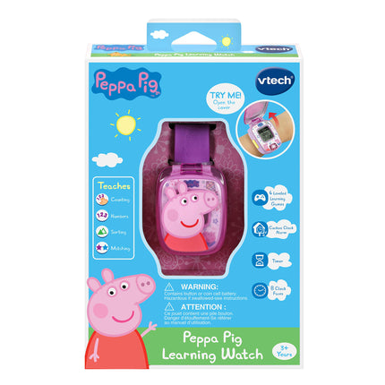 VTech FENRIR Reloj de aprendizaje de Peppa Pig - Versión en inglés