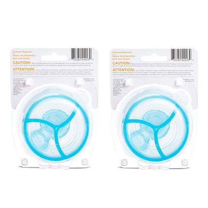Munchkin® Formula Dispenser, BPA Free, 3 9oz Sections, Blue, 2 Pack