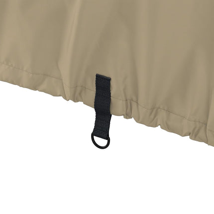 Classic Accessories 4010568-SSI Fairway Golf Cart Quick-Fit Cover Long Roof - Khaki - multi, N/A