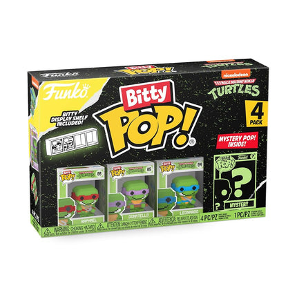 Funko Bitty POP! 4-Pack: TMNT - Shredder, Raphael, Donatello, Leonardo