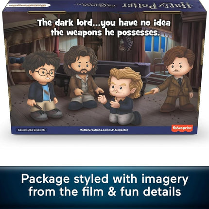 Little People Collector Harry Potter and the Prisoner of Azkaban Movie Special Edition Set for Adults & Fans, 4 Figures in a Display Package, HVG47