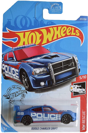 Hot Wheels Dodge Charger Drift, [Blue] 217/250 Res