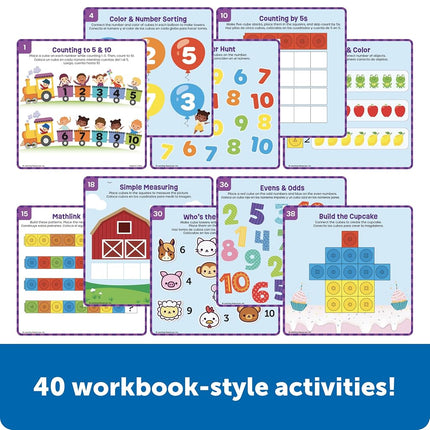 Learning Resources Skill Builders! Number Learning 71-pc Kit - Preschool Learning Activities, Manipulatives for Kids, Gifts for Kids Ages 4+
