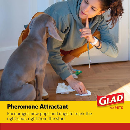 Glad Micro-Defensive Technology Pads, 100ct - Charcoal, Ultra Absorbent, Odor Control, Heavy Duty Puppy Potty Training Pads