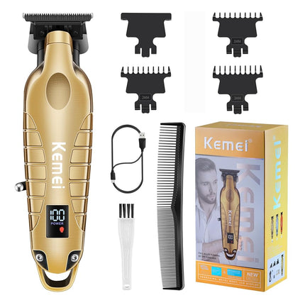 KEMEI 2293 Cordless T-Blade Hair and Beard Trimmer
