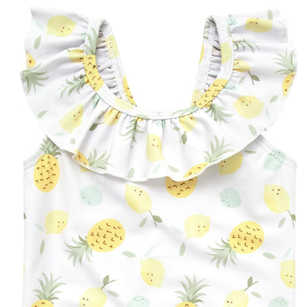 Gerber Baby Girl's One-Piece Swimsuit, Pineapples, 0-3 Months
