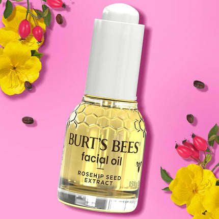 Burts Bees Aceite Facial de Nutrición Completa para Mujeres 0.51 oz Aceite 15 ml (Paquete de 1), Blanco
