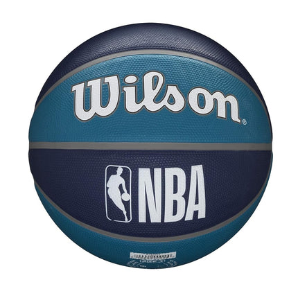 Wilson Basketball, NBA Team Tribute Model, CHARLOTTE HORNETS, Outdoor, Rubber, Size: 7