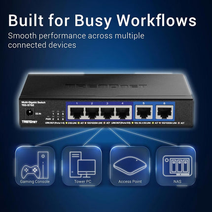 TRENDNET - ACCESSORIES 6-PORT 10G SWITCH