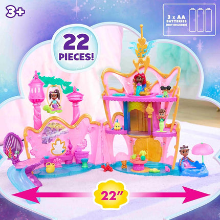 Just Play Ariel Jr Deluxe Atlantica Palace w/Bonus Figures, Kids Toys for Ages 3 Up