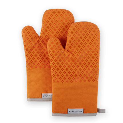 KitchenAid Asteroid Oven Mitt Set, Honey Orange 7"