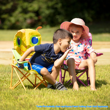 Melissa & Doug Chaise de camping papillon Cutie Pie (emballage sans frustration), rose