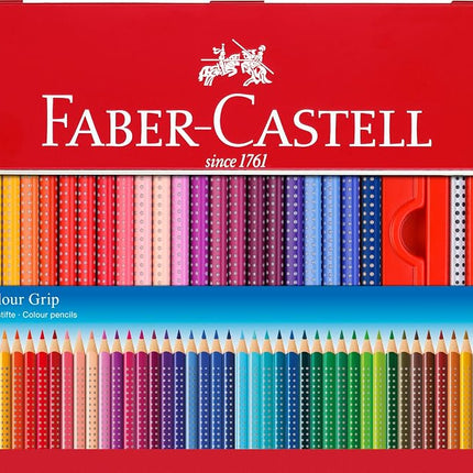 Faber-Castell 48 Colour Grip Pencil with Accessori