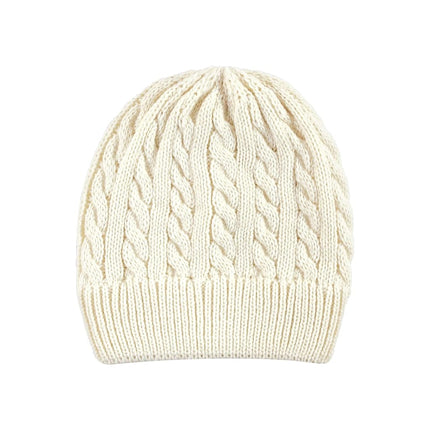Hudson Baby Gorro de punto con puño para bebé, unisex, 3 unidades, lila crema, adulto
