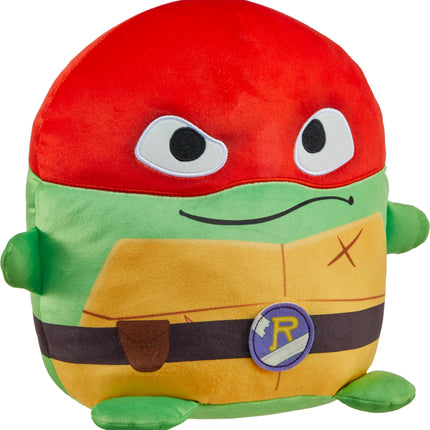 Mattel Teenage Mutant Ninja Turtles: Mutant Mayhem Cuutopia Plush Toy, 10-Inch Raphael Kawaii-Style Soft Figure, Orange-Masked Mikey Collectible