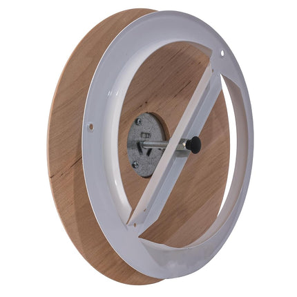 Steinberg14 Wooden Air Diffuser - 6.3 Inch Universal Supply and Exhaust Valve - Adjustable Vent Cover - Round Wall Ceiling Vent - Black Alder Wood Air Vent - Ventilation Grille for Sauna