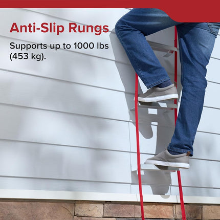 Kidde 468094 Three-Story Fire Escape Ladder with Anti-Slip Rungs, 25-Foot