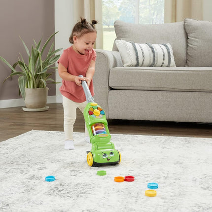 LeapFrog Green Pretend Play Vacuum Cleaner Toy for Kids, Ages 3-6, Unisex, Cleaning, Kids
