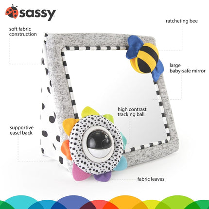 Sassy Baby See Me Floor Mirror, White