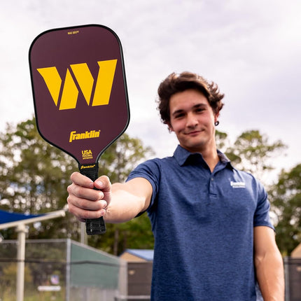 Franklin Sports NFL Washington Commanders Pickleball Paddle - Official NFL Team Pickleball Paddles - USAP (USAPA) Approved Premium Quality Pickleball Paddles - Authentic Team Logos + Colors