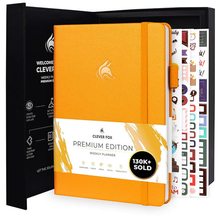 Clever Fox Planner Premium Edition – Undated Luxur