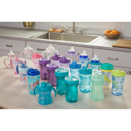 Vaso de aprendizaje NUK, 295 ml, paquete de 2, 8+ meses