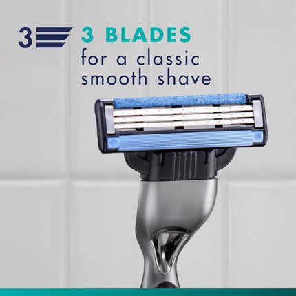 Gillette Mach3 Mens Razor Blade Refills, 15 Count