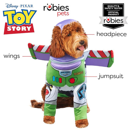 Rubie's Disney Toy Story Pet Costume, Buzz Lightyear, Small