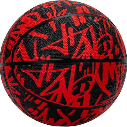 AND1 Street Ink Rubber Basketball: Official Regulation Size 7 (75cm) Rubber Basketball - Deep Channel Construction Streetball, Made for Indoor Outdoor