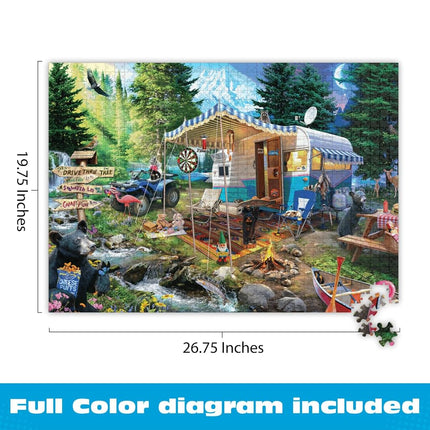 Buffalo Games - Mountain Retreat - 1000 Piece Jigsaw Puzzle