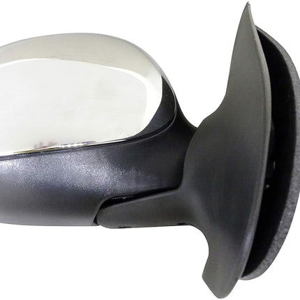 Dorman 955-1499 Espejo retrovisor exterior eléctrico del lado del pasajero - Plegable con señal para modelos selectos de Ford, cromado