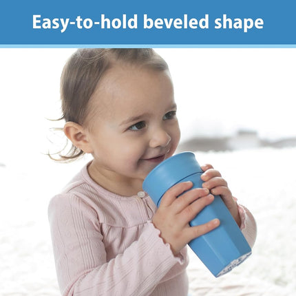 Dr. Brown's Cheers 360 Spoutless Training Cup, 9m+, 10 Ounce, Blue/Aqua, 2 Count